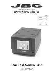 jbc DME-A Manual De Instrucciones