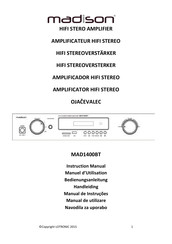 Medison MAD1400BT Manual De Instrucciones