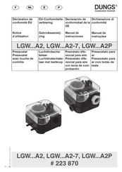 Dungs LGW-A2P Serie Manual De Instrucciones