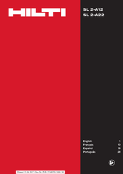 Hilti SL 2-A22 Manual Del Usuario