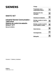 Siemens SIMATIC NET SINAUT ST7 Manual De Sistema