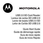 Motorola USB 2.0 SD Guia De Inicio Rapido