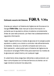 ForaCare FORA V30a Manual Del Usuario