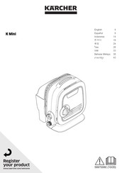 Kärcher K Mini Manual Del Usuario