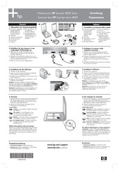 HP Scanjet 4800 Serie Guia De Inicio Rapido