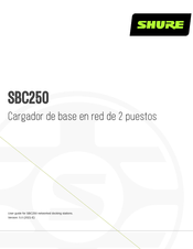Shure SBC250 Manual Del Usuario