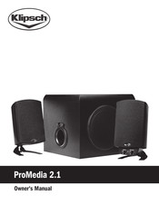 Klipsch ProMedia 2.1 Manual Del Usuario