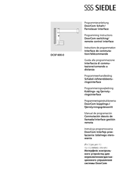 SSS Siedle DCSF 600-0 Manual De Programación