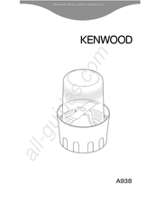 Kenwood A938 Manual Del Usuario