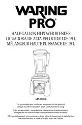 Waring Pro MX1000R Manual Del Usuario