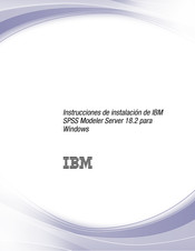 IBM SPSS Modeler Sever 18.2 Instrucciones De Instalación