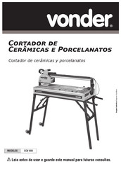 vonder CCV 900 Manual De Instrucciones