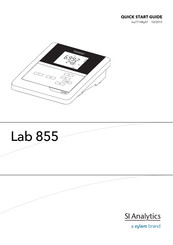 Xylem SI Analytics Lab 855 Guia De Inicio Rapido