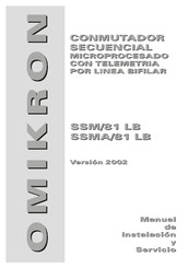 Omikron SSM/81 LB Manual De Instalación Y Servicio