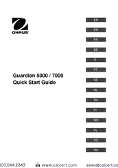 Ohaus Guardian 5000 Guia Rápido