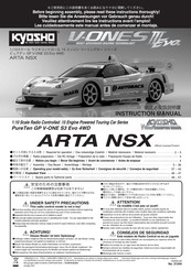 Kyosho ARTA NSX Manual De Instrucciones