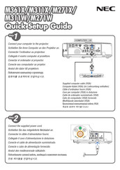 NEC M361X Guia De Inicio Rapido