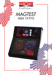 Horotec MAGTEST MSA 19.910 Manual Del Usuario