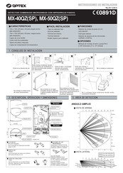 Optex MX-40QZ(SP) Instrucciones De Instalación