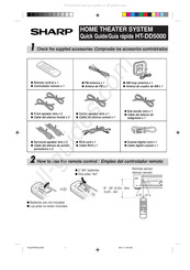 Sharp HT-DD50000 Guía Rápida