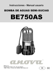 Anova BE750AS Instrucciones - Manual Usuario