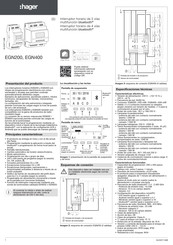 hager EGN400 Manual De Instrucciones