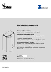 Hawa Folding Concepta 25 Instrucciones De Planificación Y Montaje