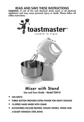 Toastmaster TSM10 Guía De Uso Y Cuidados