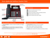 Yealink T43U Guía Rápida