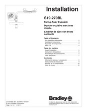 Bradley S19-270BL Manual De Instalación