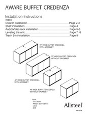 Allsteel AWARE Instrucciones De Instalación