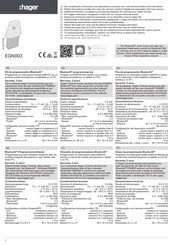 Hager EGN003 Manual De Instrucciones