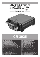 camry Premium CR 3025 Manual De Uso