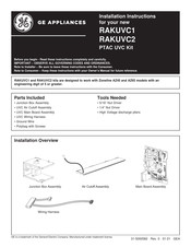 GE RAKUVC2 Instrucciones De Instalación