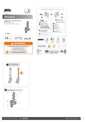 Petzl ZIGZAG Manual De Instrucciones