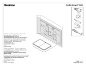 Steelcase media:scape mini Instrucciones De Operación