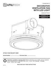 Utilitech 0785737 Manual Del Usuario