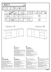 MIRAKEMUEBLE K571 Manual De Instrucciones