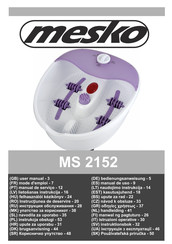 Mesko MS 2152 Manual De Uso