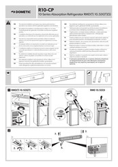 Dometic 10-SERIE Manual De Instrucciones