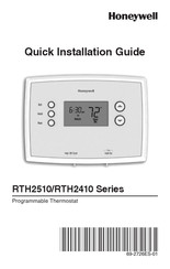 Honeywell RTH2510 Guía De Instalación Rápida