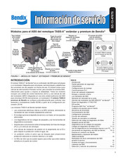 BENDIX SD-13-4767S Información De Servicio