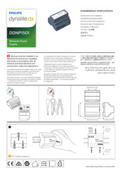 Philips dynalite DDNP1501 Instrucciones De Instalación