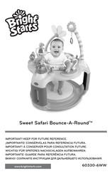 Bright Starts Sweet Safari Bounce-A-Round Manual Del Usuario