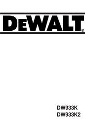 DeWalt DW933K Manual De Instrucciones