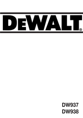 DeWalt DW938K Manual De Instrucciones