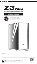 ZALMAN Z3 NEO Manual De Usuario