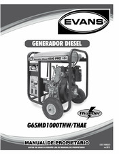 Evans Thunder G65MD1000THW Manual De Propietario