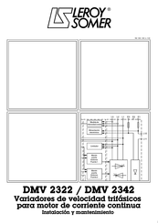 Leroy-Somer DMV 2322 Instalación Y Mantenimiento