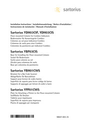 Sartorius YDH03CIS Instrucciones De Instalación